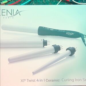 Xenia 4-in-1 Ceramic Curling Iron Set